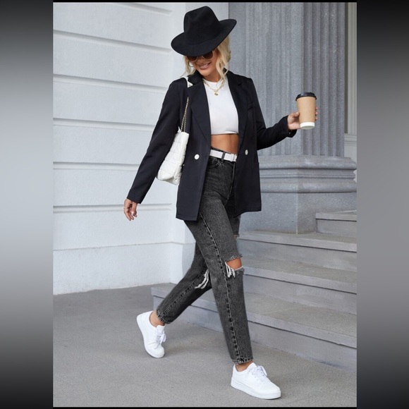 NWOT dark grey jeans - Picture 5 of 8